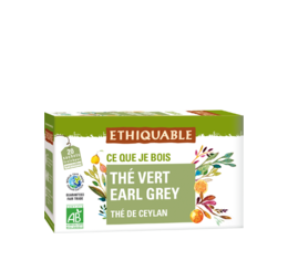 thé vert earl grey équitable bio ethiquable