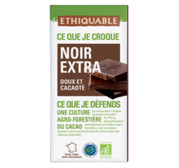 Chocolat noir extra 65% de cacao