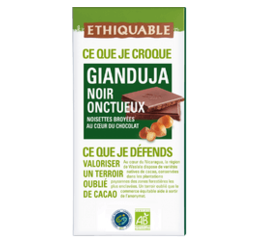 Chocolat noir Gianduja onctueux