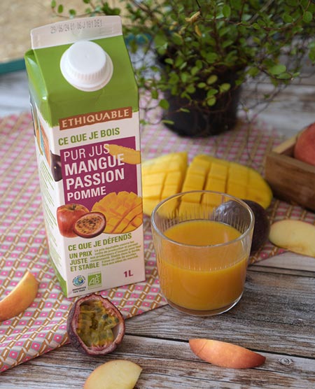 tetra pack pur jus mangue passion ethiquable bio equitable