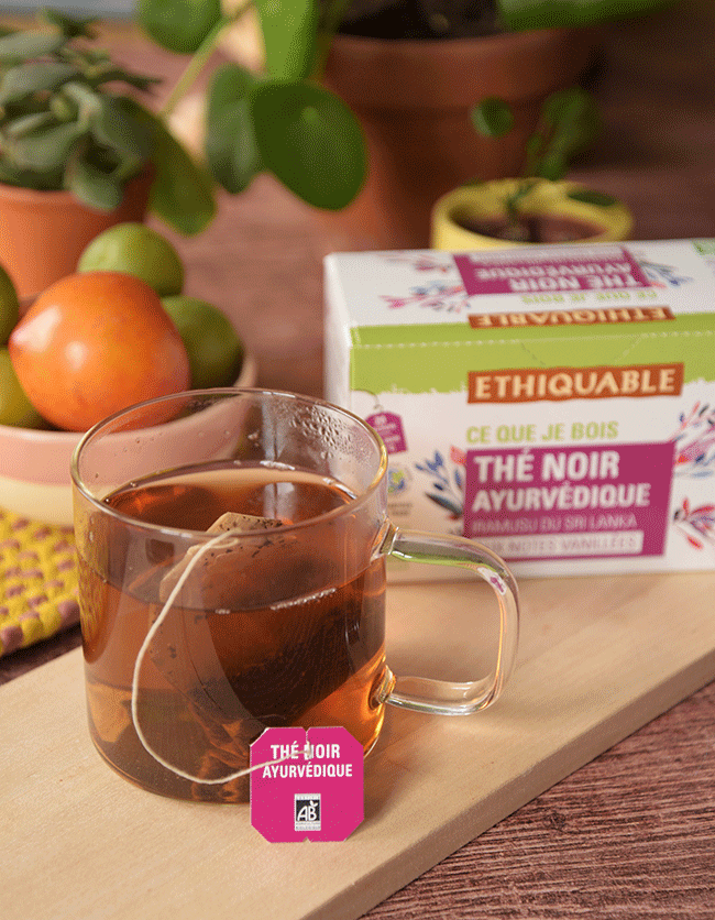 thé noir ayurvédique ethiquable bio equitable