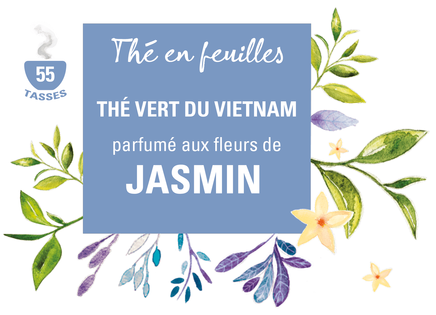 Thé vert jasmin feuilles entière ethiquable