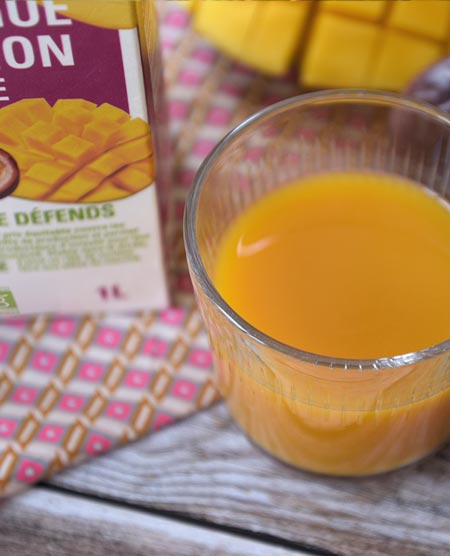 verre pur jus mangue passion ethiquable bio equitable