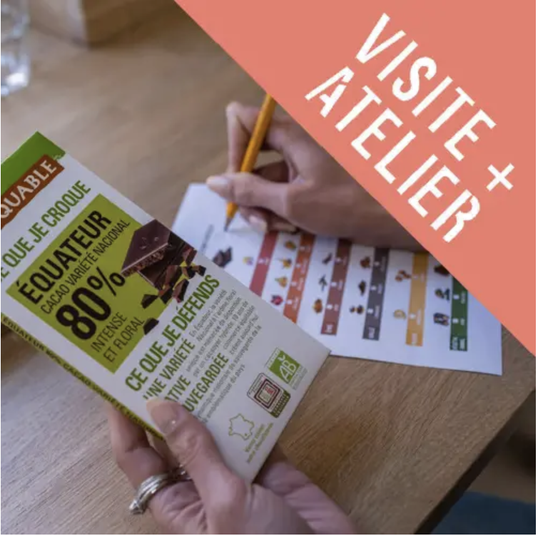affiche atelier chocolaterie ethiquable